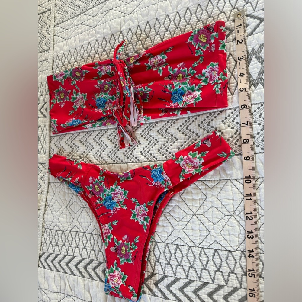 red bikini